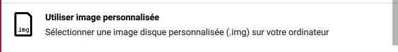 image personnalisée Raaspberry pi imager